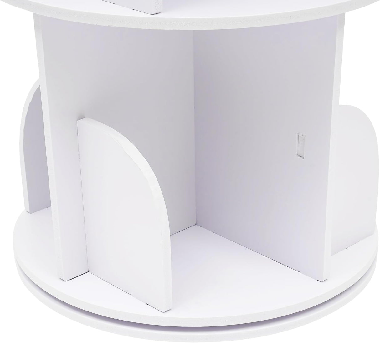 2-Tier Rotating Bookshelf Tower, Corner Bookcase Spinning Bookshelf, 360 ° Revolving Bookcase Book Storage Organizer Rack, Floor Standing Bookcases Display Shelf,Used for Bedroom,Living Room (2 Tier) Omosiroi