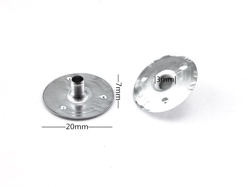 Honbay 250pcs 20mm DIY Candle Making Metal Candle Wick Sustainer Tabs Honbay