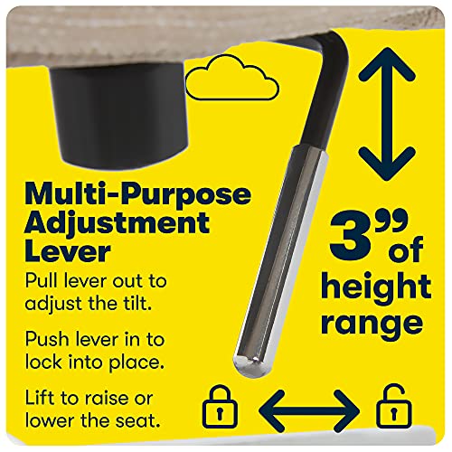 Serta Leighton Home Office Desk Chair, Mid-Back with Chrome Nailheads, Memory Foam Cushion and Padded Arms, Mid Century Modern Vanity Armchair with Wheels, Swivel Base, Twill Fabric, Stoneware Beige Serta