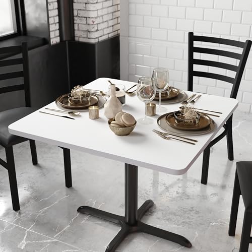 Flash Furniture Glenbrook 36" Square Table Top with White or Gray Reversible Laminate Top Flash Furniture