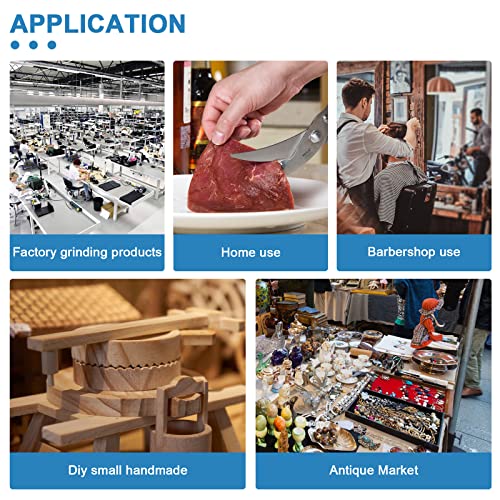 MXBAOHENG Mini Disc Sander 4 inch Electric Small Sanding Disc Machine with Forward and Reverse Function for Wood, Metal, Stone, and Scissors Sanding MXBAOHENG