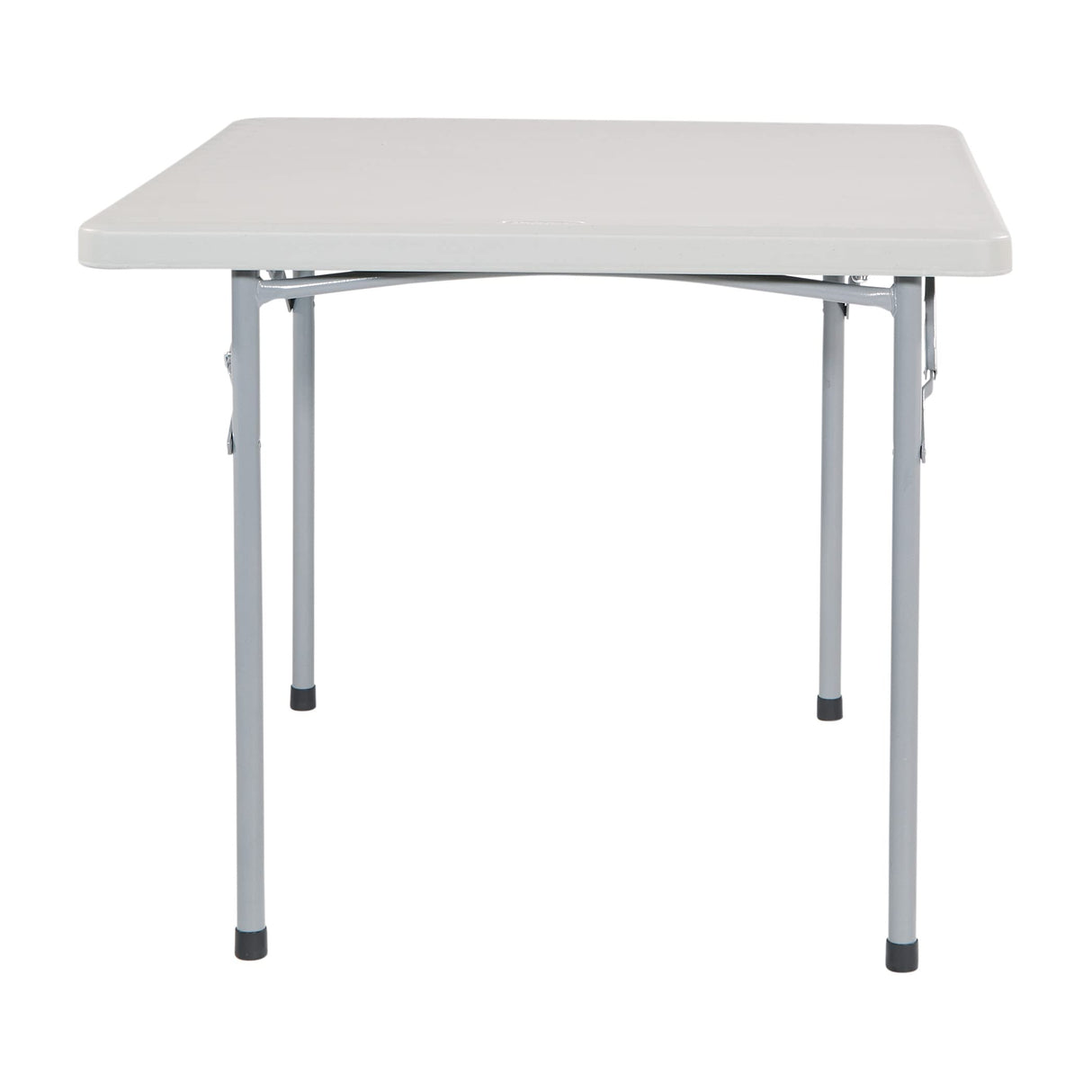 Office Star Resin Sqaure Multipurpose Table with Collapsible Legs, Indoor Outdoor Use for Banquets, Picnics, and Parties, 36 Inch, Square Office Star