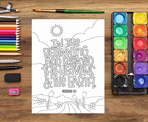 Bible Verse Coloring Book for Kids Hweryho