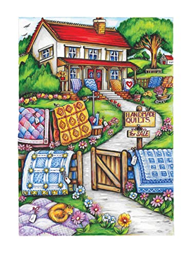 Creative Haven Village Charm Coloring Book (Adult Coloring Books: In The Country) Dover Publications