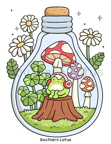 Fresh Glow: Coloring Book for Adults and Teens with Cute and Easy Designs of Charming Fairies and Lovely Sprites Enjoying Spring Moments, Cozy Drawings for Relaxation (Cute & Easy Coloring) WoodArtSupply