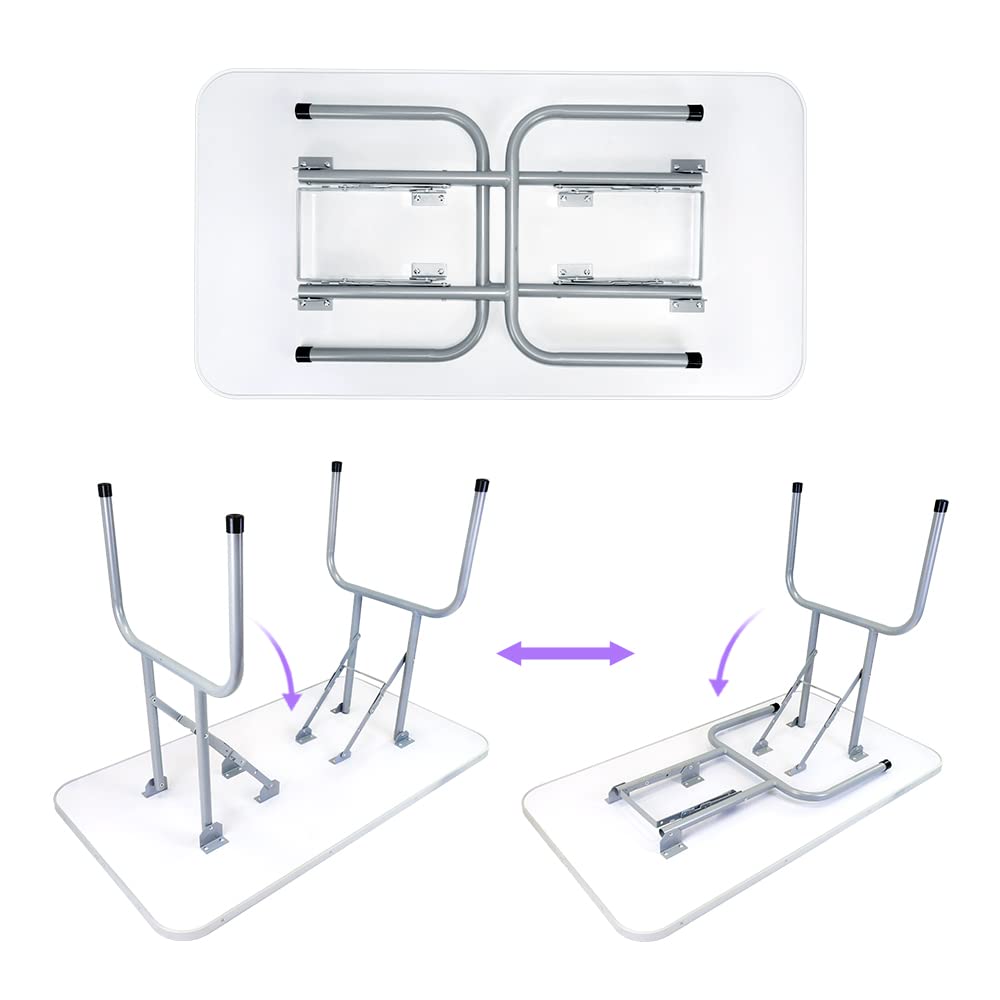 LEIBOU 45'' Professional Foldable Heavy Duty Dog Pet Grooming Table with H-Shape Arm & Noose, Maximum Capacity Up to 260lbs, Black LEIBOU