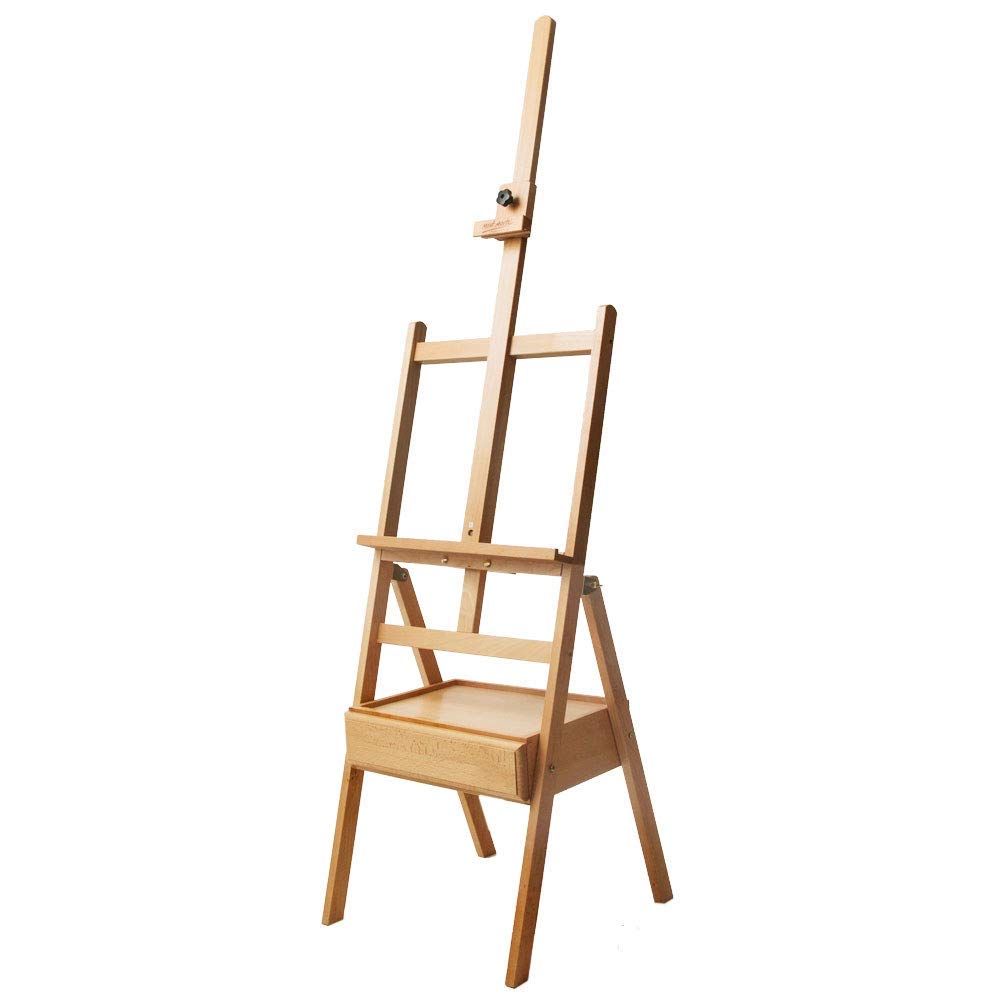 Mont Marte Signature Box Floor Easel, Beech Wood 43.5 x 44 x 150 cm (LxWxH), 17.13 x 17.32 x 59.1" Mont Marte