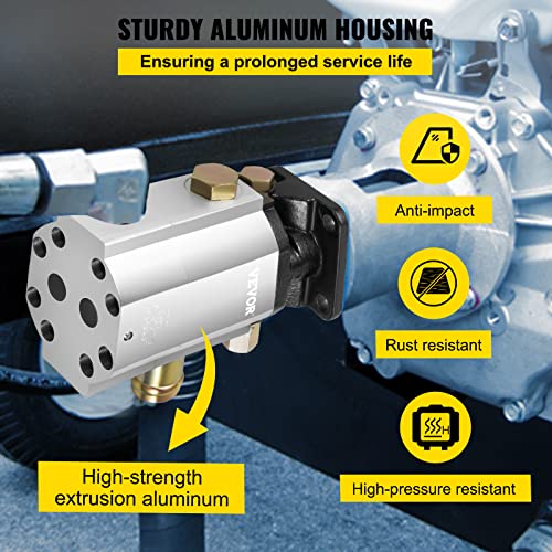 Bestauto Hydraulic Wood Splitter Pump 3000 PSI 2 Stage Log Splitter Pump 13 GPM, Hydraulic Gear Pump 3600 RPM Aluminum Log Splitter Pumps 1/8" Keyed Best In Auto