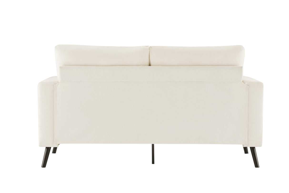 Comkei 70” Loveseat Sofa, Warm White Love Seat Couches for Living Room, 2 Seater Small Couch for Small Spaces, Bedroom, Office Sofas Comkei