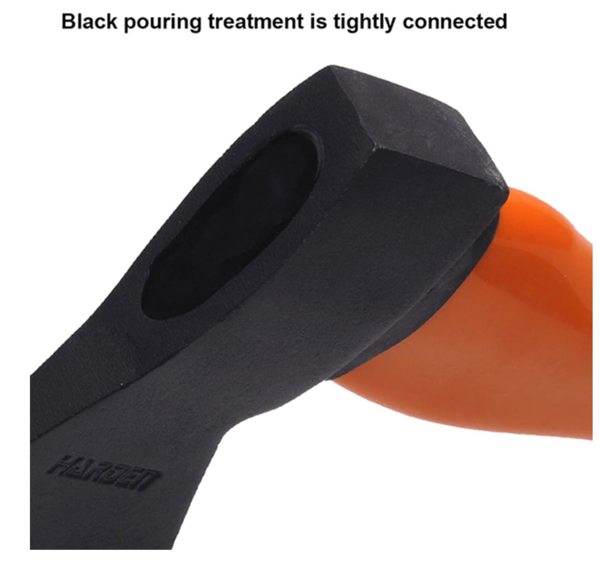 Edward Tools Wood Axe - Heavy Duty Small Camp Hatchet with Sheath - for Splitting Wood, Kindling - Forged Steel Blade with No Slip Handle - Throwing Hatchet and Axe Edward Tools