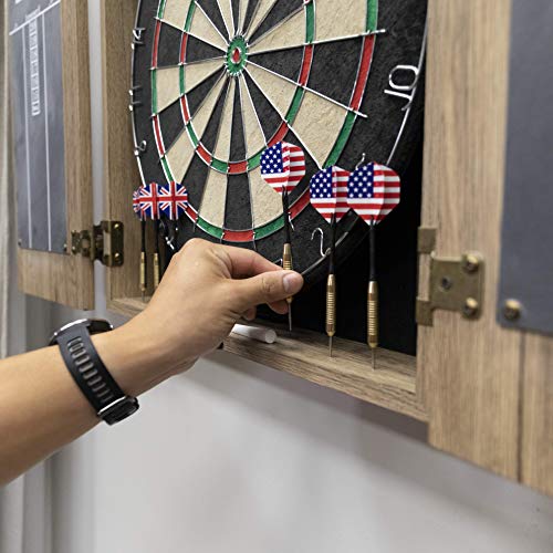 DMI Sports Dublin Bristle Dartboard Cabinet Set - Bristle Dartboard Included DMI Sports