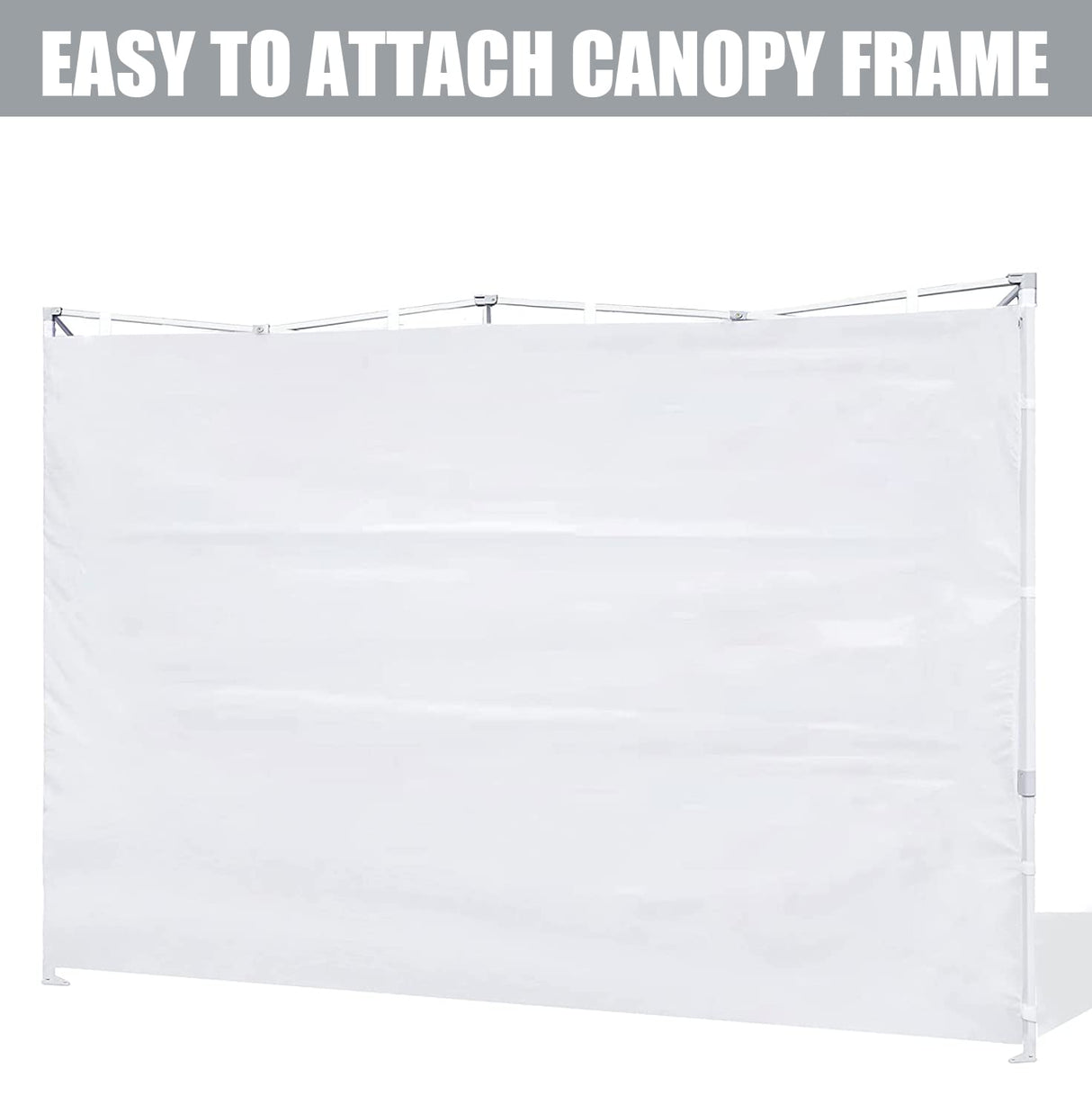 SCOCANOPY Sidewalls for 10x10 Canopy Frame, 3 Pack SunWalls Only,White SCOCANOPY