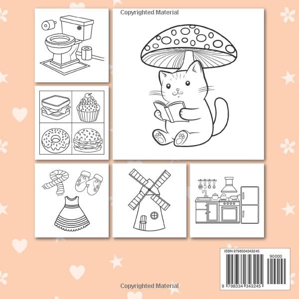Stress Relief: Coloring Book for Adults and Kids, Bold and Easy Designs Featuring Animals, Flowers, Patterns and More (Easy Coloring books). WoodArtSupply