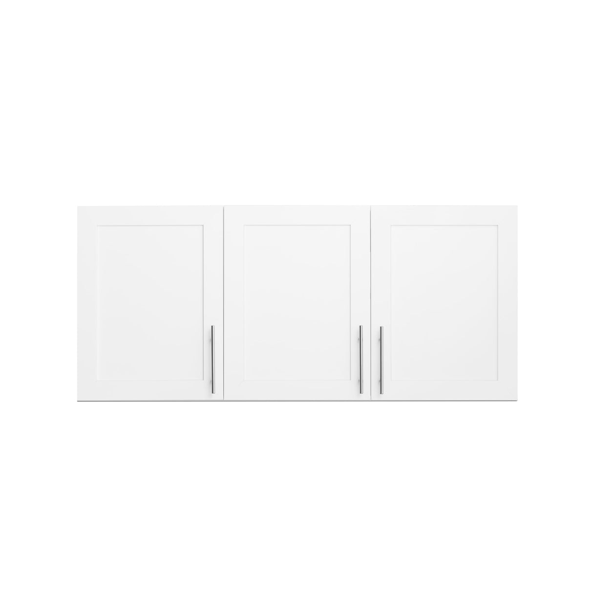 Prepac Elite 54" W Wall Cabinet with Panel Doors, White Storage Cabinet, Bathroom Cabinet, Pantry with 1 Adjustable Shelf 12.75" D x 54" W x 24" H, WSUR-1004-1 Prepac
