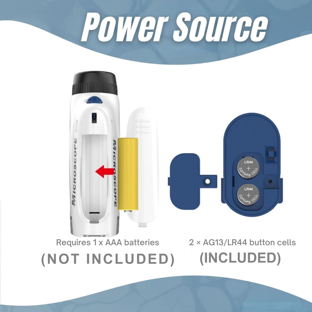 Microscope for Kids, 60x-120x, Science Kits for Kids Age 5-7, Stem Toys for 5 Year Old, Detachable Miniscope, Portable Mini Scope, Handheld, Explorer Set, Microscope for Adults, Science Toys, Gift CANOSLY