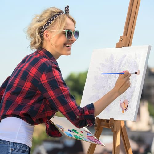 OKSGYTA Animal Canvas Beginner Paint by Numbers Kit, Red Panda, Adult's Paint by Number Kits on Canvas, DIY Oil Painting Kits for Gift Home Wall Decor, 16x20inch, Without Frame OKSGYTA