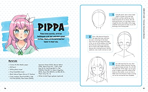 Anime Art Class: A Complete Course in Drawing Manga Cuties (Cute and Cuddly Art, 4) WoodArtSupply