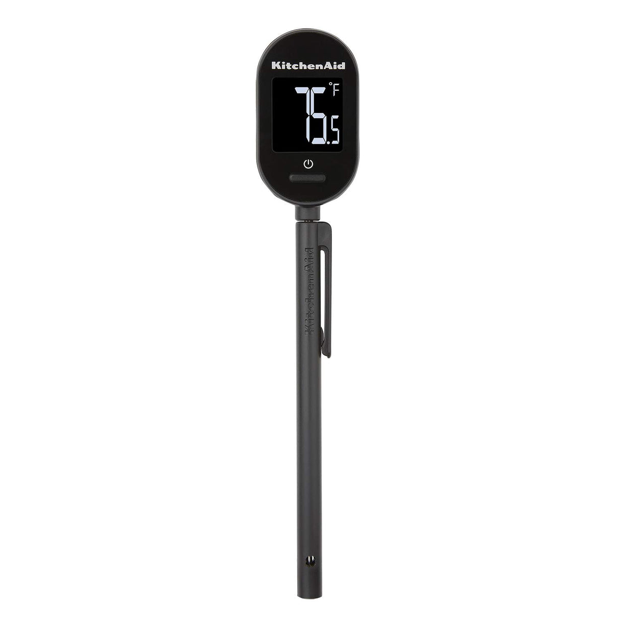 KitchenAid KQ910 Backlit Instant Read Digital Food Kitchen Grill Thermometer, Meat, and Cooking Wireless Thermometerer, Black KitchenAid