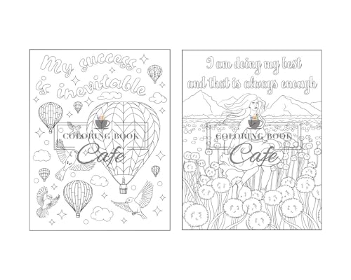 100 Inspirational Quotes Coloring Book for Adults: 100 Motivational Quotes, Positive Affirmations and Inspirational Phrases for Stress Relief and Relaxation WoodArtSupply