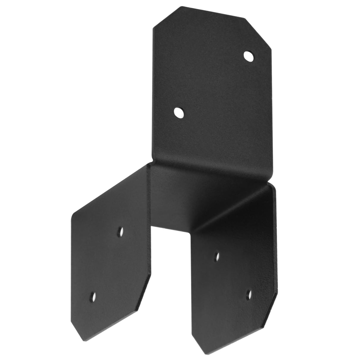 8PCS Black Joist Anchor Connector, Inner Width 2 Inch (50mm), Truss to Beam Connector Roof Tie Header Hanger, Post Caps Tie Bracket for Wood House Light Steel Frame, Thickness 2.2mm(13 Gauge) YIDU69Q