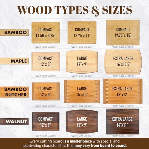 Personalized Cutting Boards - Best Unique Anniversary - USA Handmade wood - Best Wedding, Housewarming, Birthday, Christmas Gift Idea For Friends, Generic