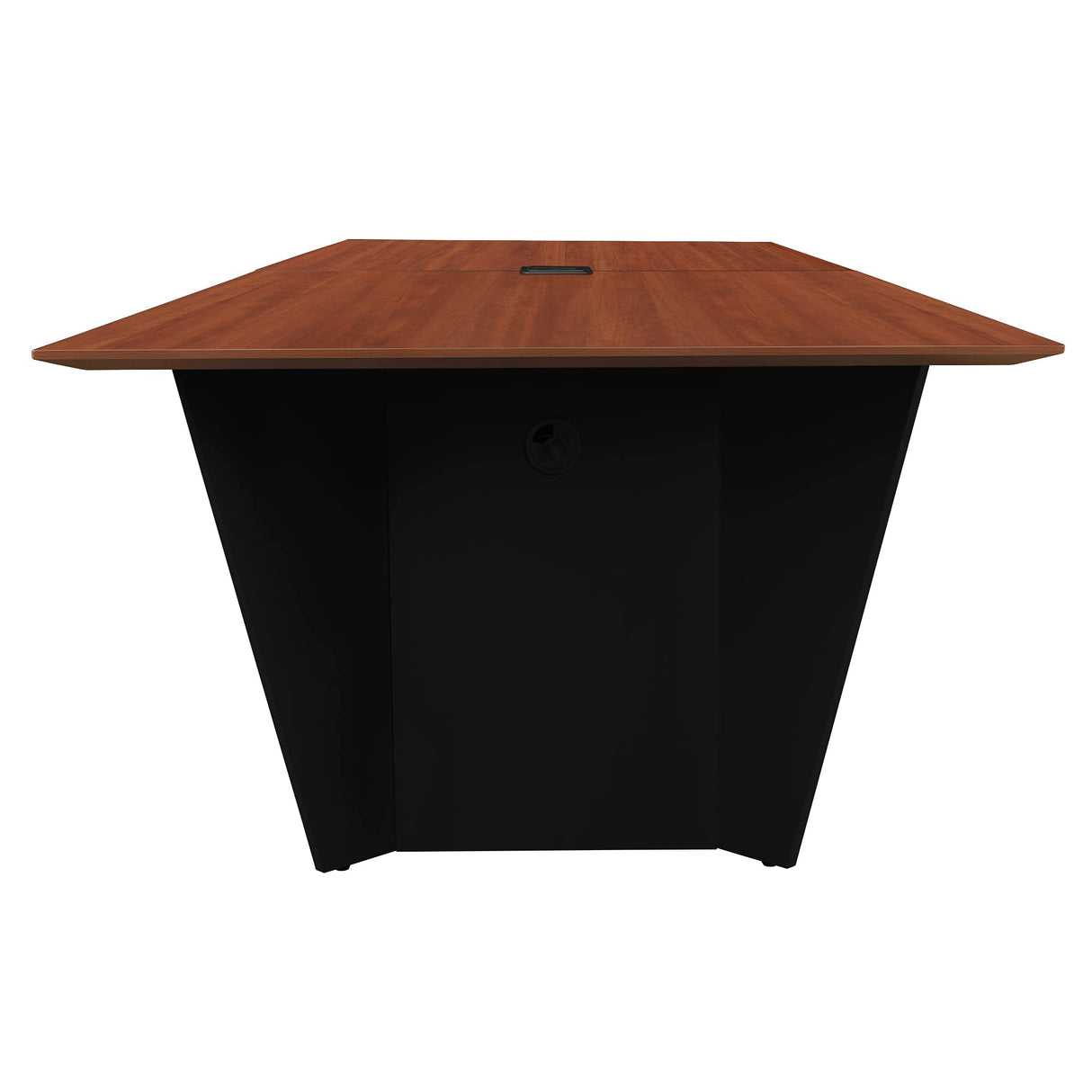 Array 120" Conference Table with Power Data Grommet- Cherry/Black Regency