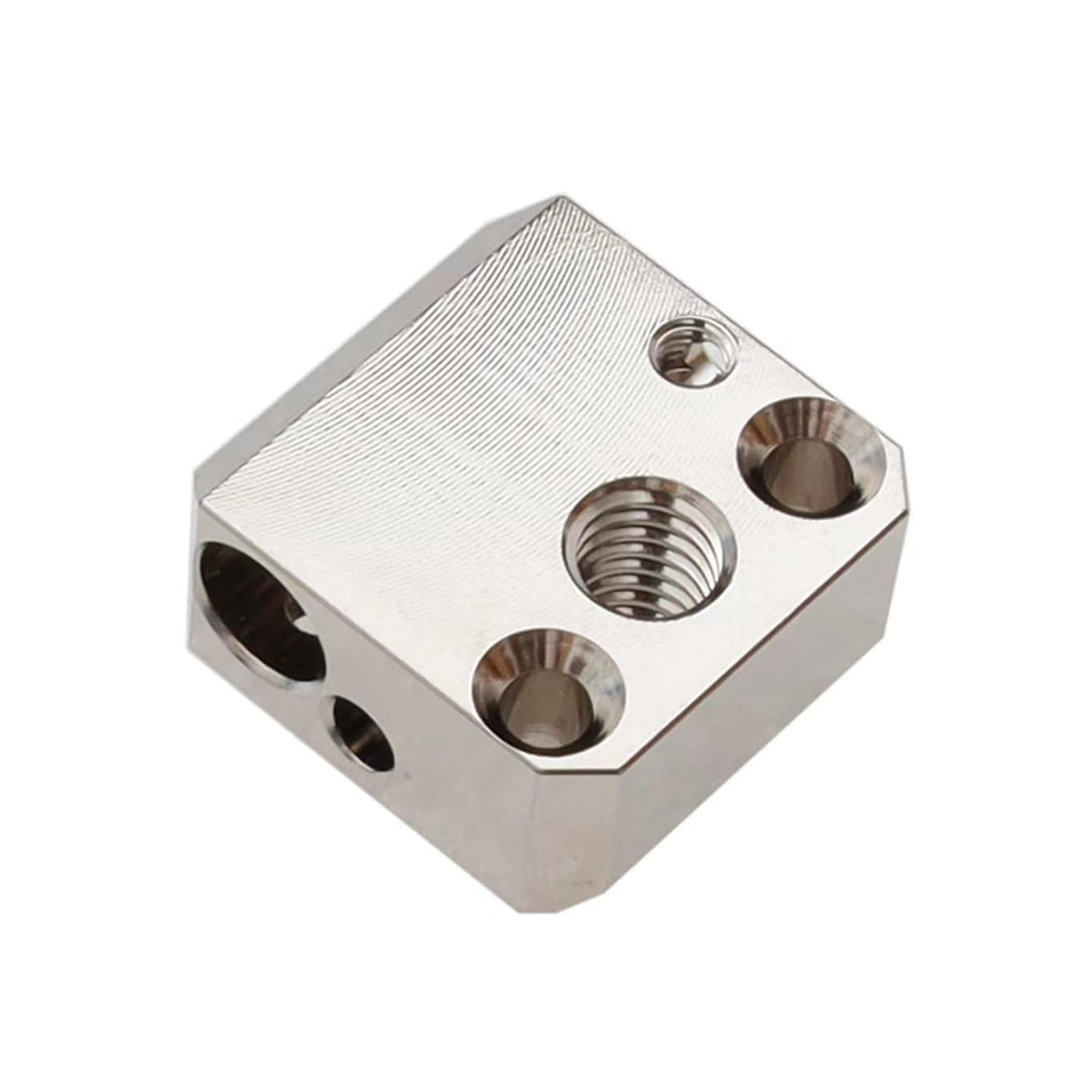 POLISI3D Plated Copper Heater Block High Temperature Ender 3 Heat Block Compatible with MK8 Extruder Ender 3 V2 Pro Ender 5 Plus CR10 S4 S5 3D Printer All Metal Hotend Upgrades POLISI3D