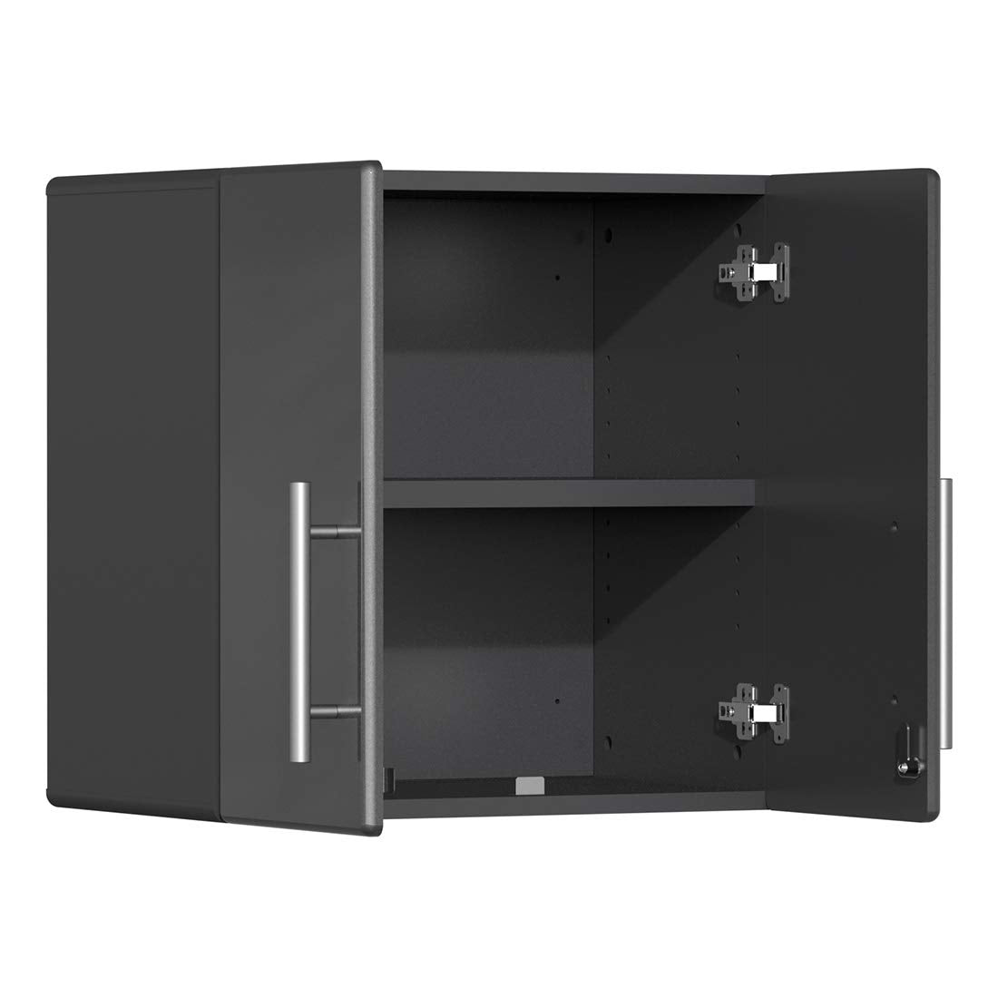 Ulti-Mate UG23092G 9-Piece Garage Cabinet Kit with Bamboo Worktop in Graphite Grey Metallic Ulti-Mate
