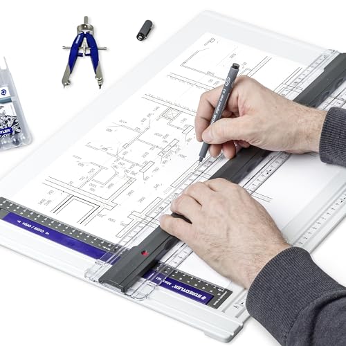 Staedtler Drafting Table Drawing Board, White (661 20 A3) STAEDTLER