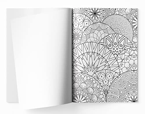 Relaxing Mandala: Coloring Book For Adults WoodArtSupply