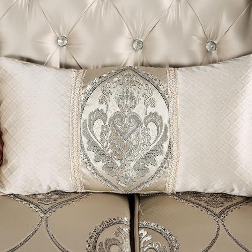 Furniture of America Adelaide Traditional Upholstered Sofa with Rolled Armrests and Button Tufted Back, Wooden Comfortable Couch for Living Room, Office, Bedroom, 2-Seater Loveseat, Dark Cherry/Beige Furniture of America