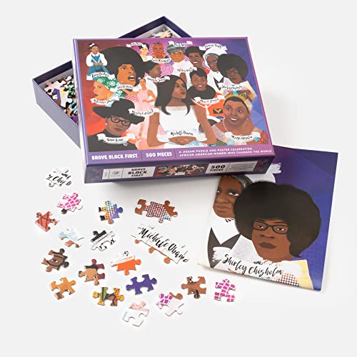 Brave. Black. First. Puzzle: A Jigsaw Puzzle and Poster Celebrating African American Women Who Changed the World: Jigsaw Puzzles for Adults and Jigsaw Puzzles for Kids Clarkson Potter