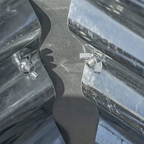 Arrow Sheds GrowIT Galvanized Steel Raised Flower and Plant Bed for The Garden or Greenhouse, 36" x 36" x 17" Arrow