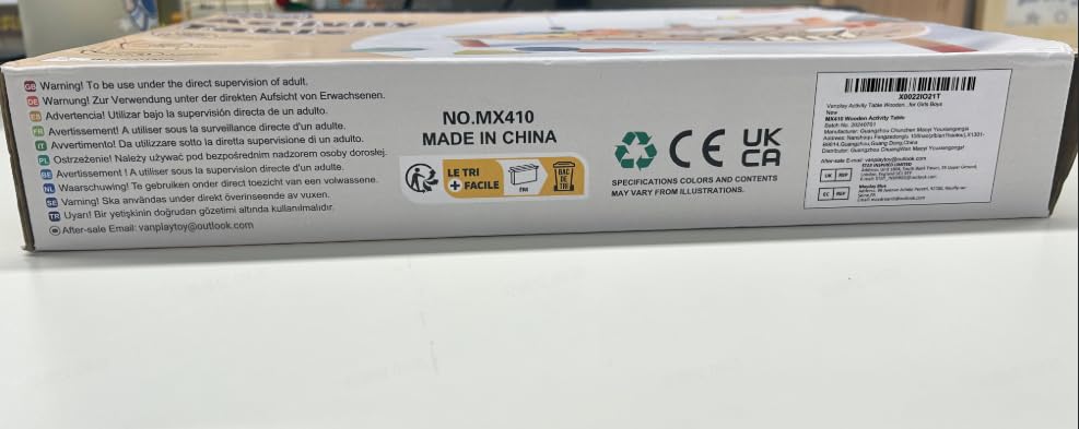 Activity Table for 1 Year Old, Montessori Toys for 1 2 Year Old Girls Boy Gifts, 8 in 1 Wooden Sensory Play Table for Toddler 1-3, Learning Toys for Baby 12-18 Months 1st Christmas Birthday Gifts Vanplay