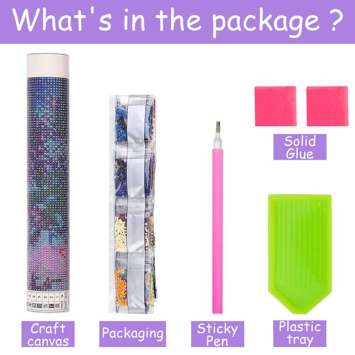 Wergund 5D DIY Large Diamond Art Kits for Adults Train, Large Size Diamond Art Mountain, Full Drill Crystal Rhinestone Embroidery Cross Stitch Arts Craft Canvas Home Wall Decor Gift 12x30Inch Wergund