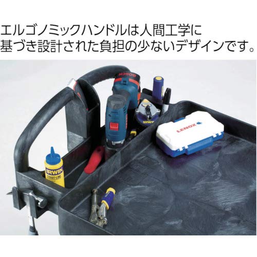 Rubbermaid Commercial Products 2-Shelf Utility/Service Cart, Medium, Lipped Shelves, Standard Handle, 500 lbs. Capacity, for Rubbermaid Commercial Products