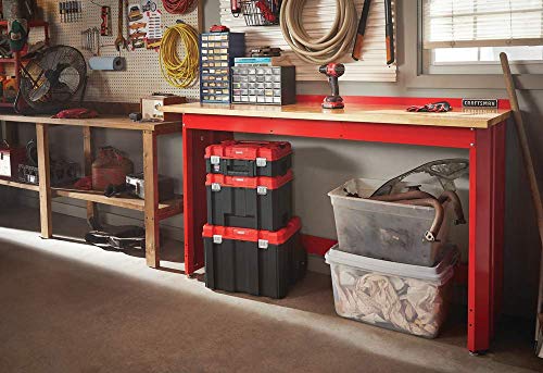 CRAFTSMAN 2000 Series Workbench, 6-Foot Wide with Butcher Block Top, Customizable (CMST27200R) CRAFTSMAN
