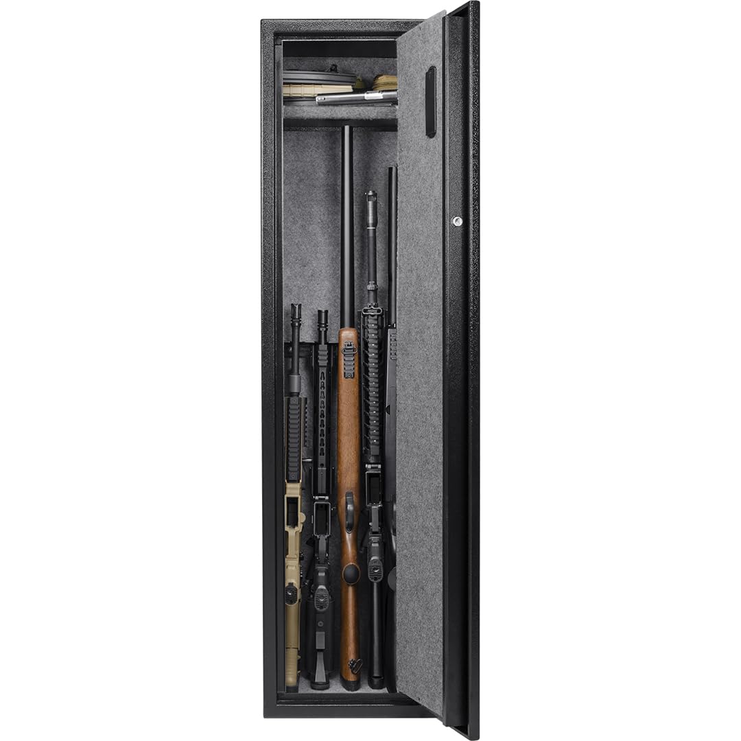 BARSKA AX13100 4.33 Cubic Foot Keypad Rifle Safe, One Size, Black BARSKA