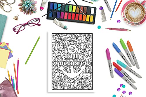 Mindfulness Coloring Book for Teens & Adults WoodArtSupply