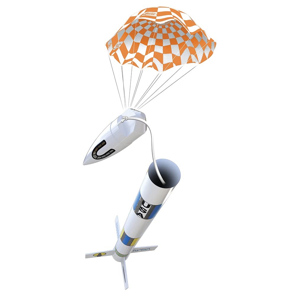 Estes 2008 Generic E2X Rocket-Building Kit, Beginner Customizable Flying-Rocket-Model Kit for Ages 10+ Estes