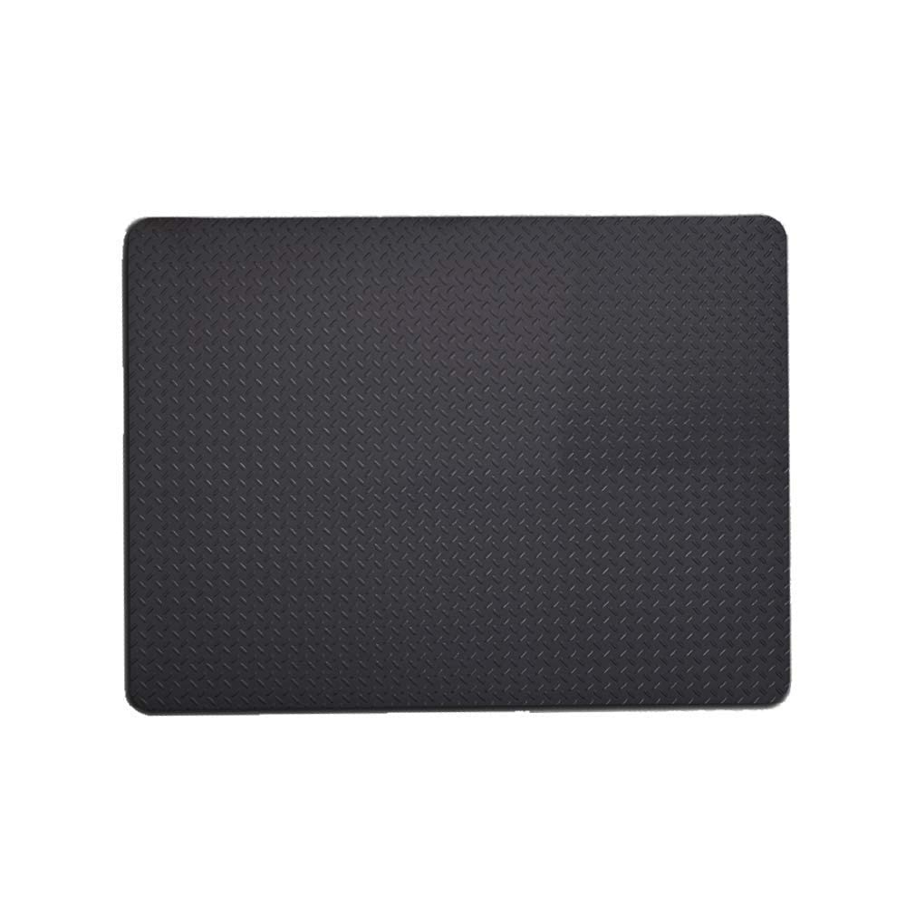 RESILIA - X-Large Under Grill Mat - Black Diamond Plate, 57 x 47 inches, for Outdoor Use RESILIA