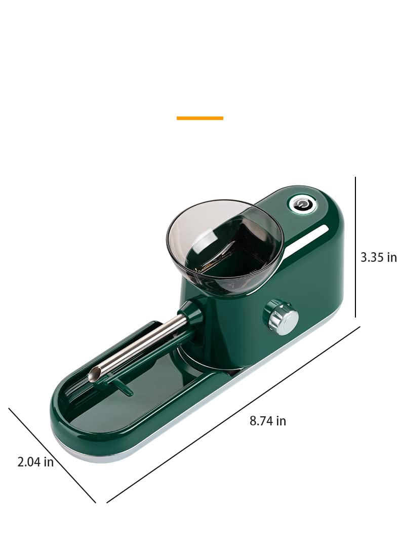 Cigarette Rolling Machine Electric Automatic Injector Tobacco Roller Maker Portable Good for Regular King Size 8mm Tube (Black1) KUGUAN