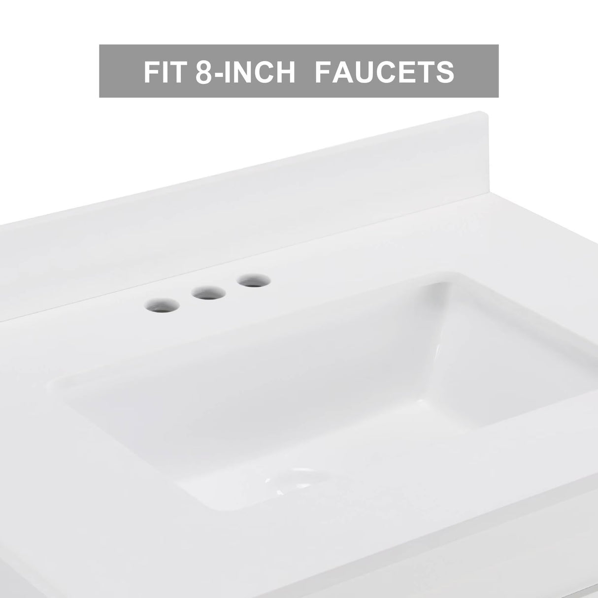 Furrnook Farmhouse Bathroom Vanity with Single Undermount Sink, Sliding Barn Doors, 2 Drawers & Ample Storage | Durable Engineered Stone Countertop | Freestanding Cabinet (30 inch) Furrnook