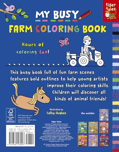 My Busy Farm Coloring Book (My Busy Coloring) Tiger Tales