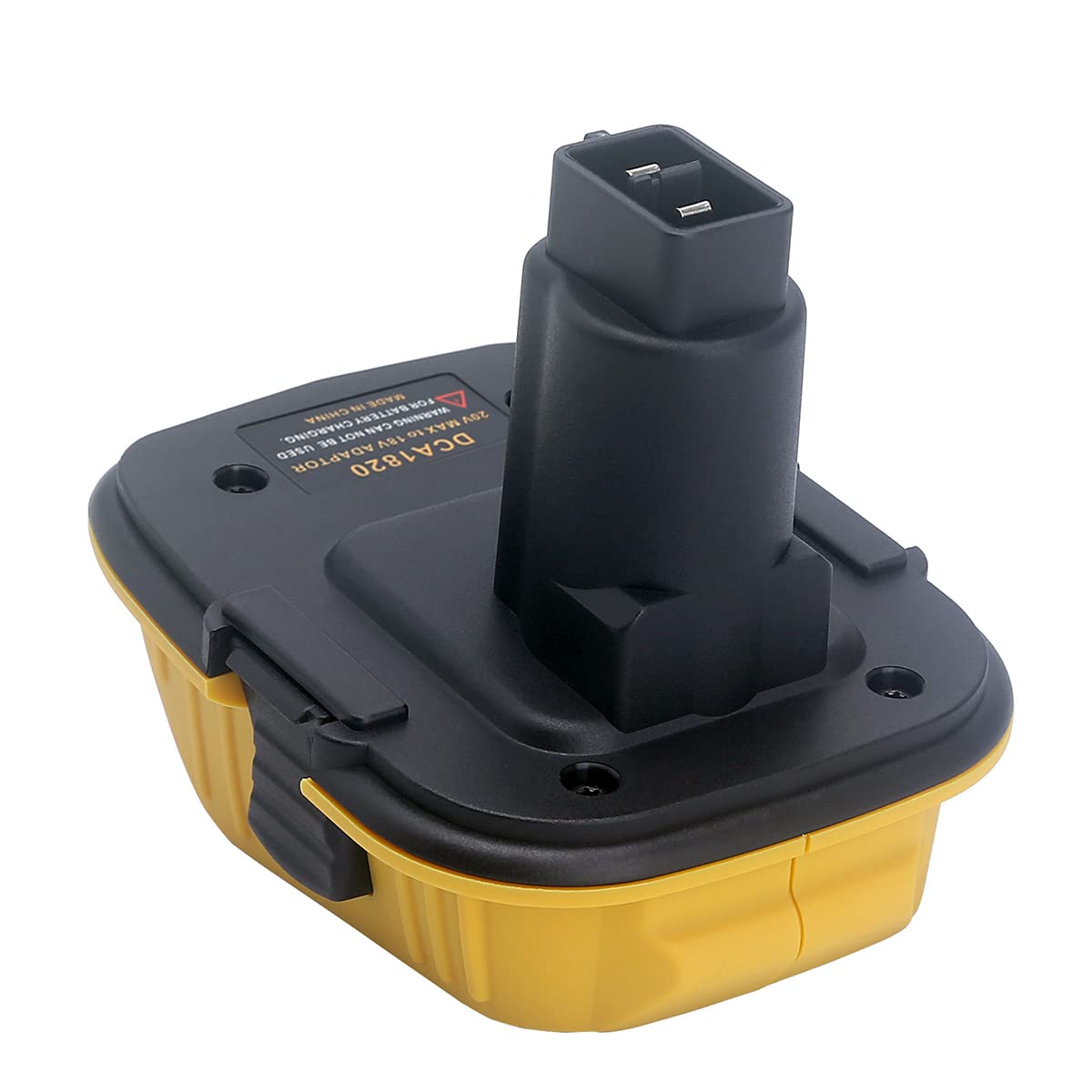 Lasica 2Pack DCA1820 18V to 20V Adapter Compatible with Dewalt 18V XRP Tools - Compatible with Dewalt 20V Max Battery DCB201 DCB203 DCB204 DCB206 - Compatible with Dewalt Battery Adapter DCA1820 Lasica