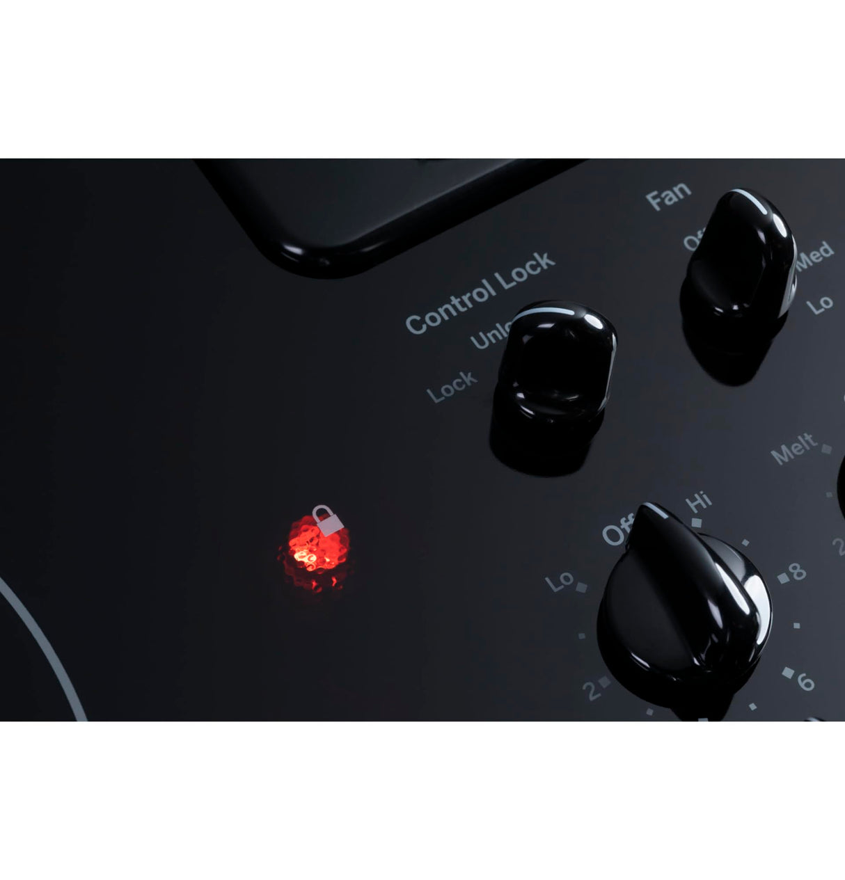 GE Profile PP9830DRBB 30 inch Built-In Downdraft Electric Cooktop - Black GE PROFILE