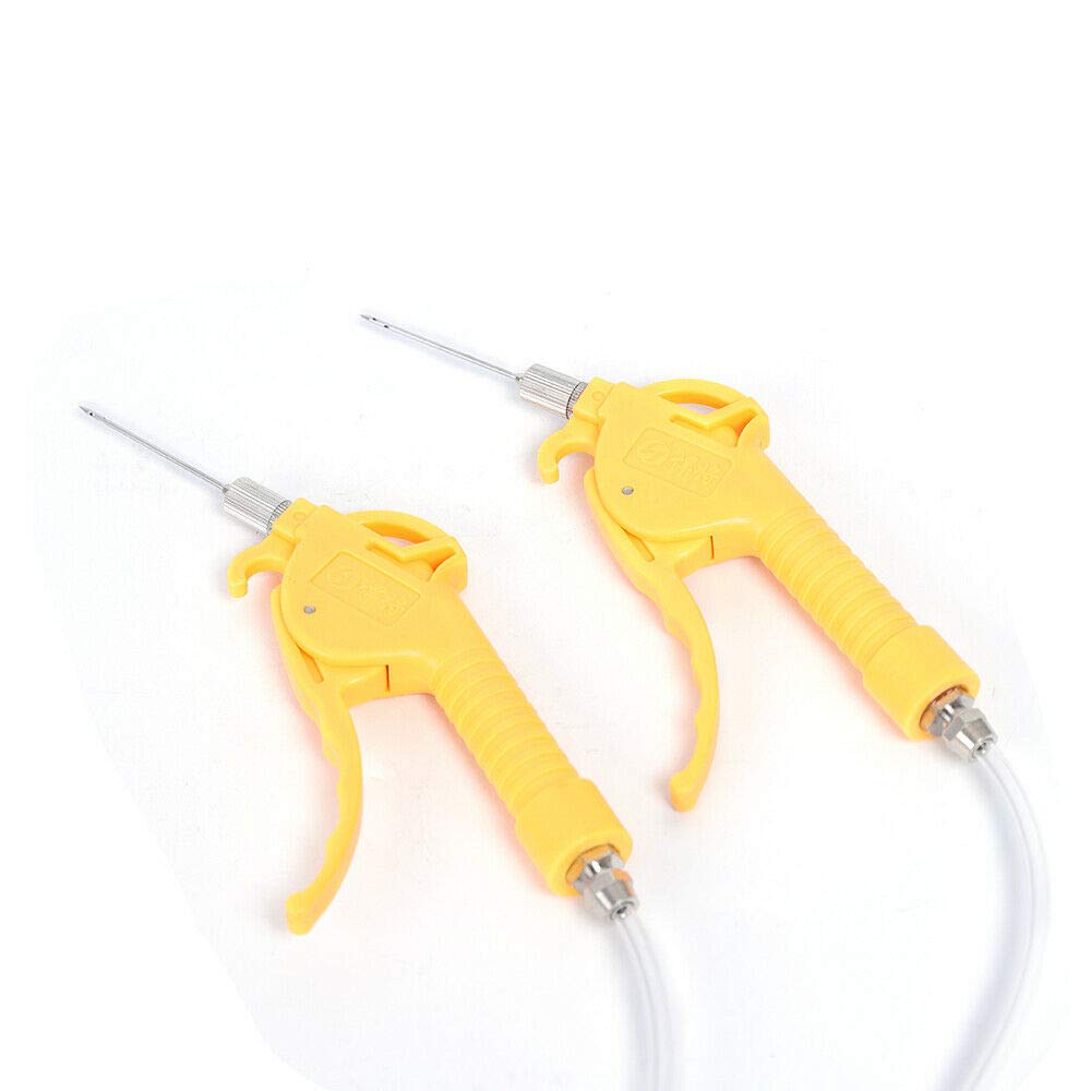 RibasuBB Marinade Meat Injector Pump, 50W Electric Meat Saline Syringe Pump Injector Meat Marinated Processor Kitchen Tool (Double Gun) Gdrasuya10