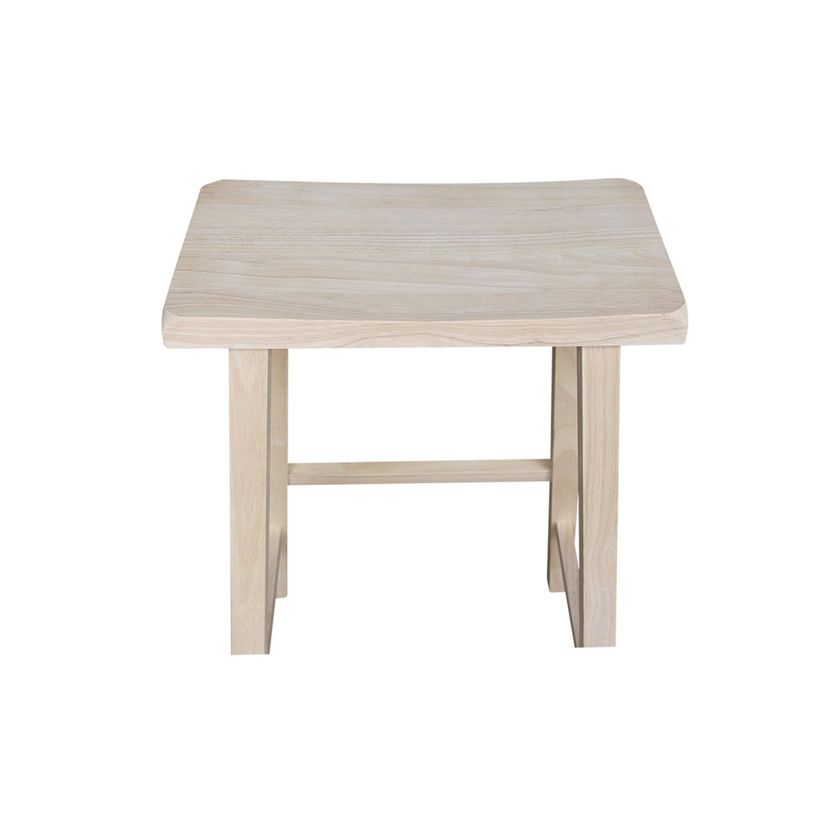 International Concepts 29-Inch Saddle Seat Stool, Unfinished International Concepts