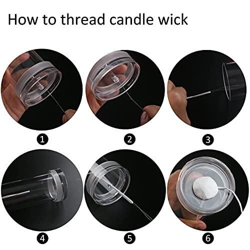 MILIVIXAY 4pcs Plastic Candle Molds - Including Pillar, Cylinder, Rectangle and Sphere Molds for Beeswax