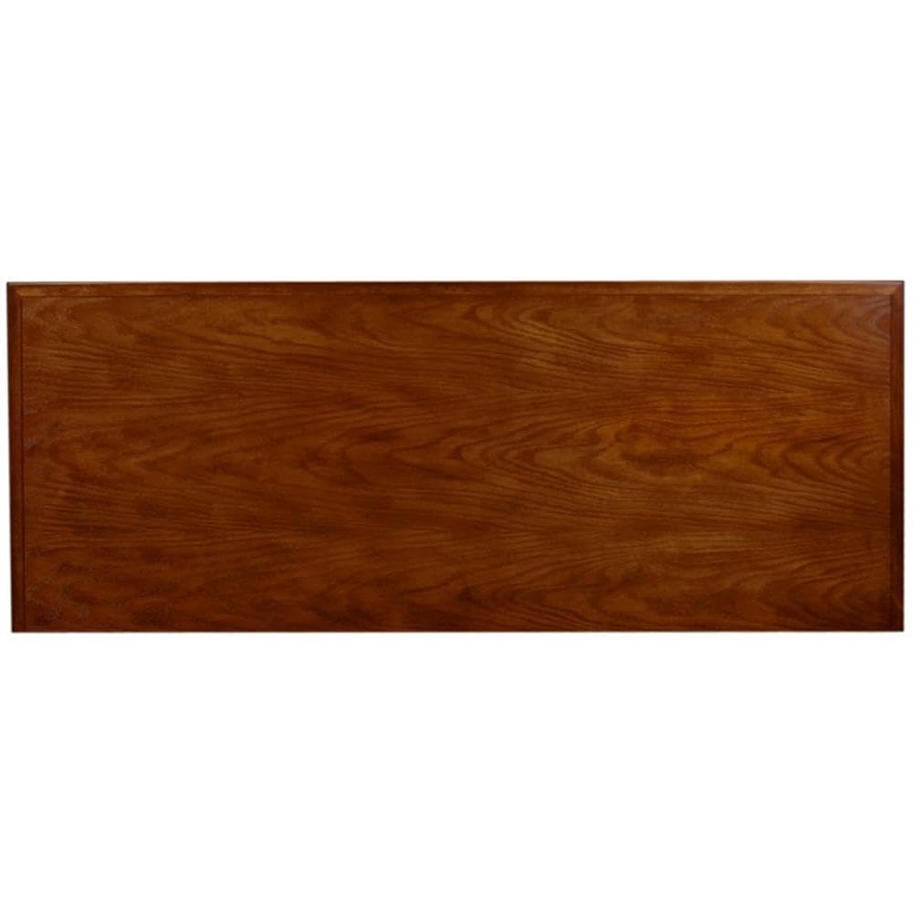 Leick Home 82350 Solid Wood Mission Oak Three Door TV Stand For 55" TVs Universal TV Console Living Room Storage Shelves Entertainment Center, Mission Oak Leick Home